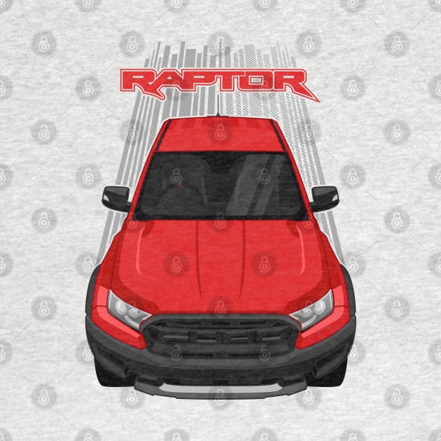 Ford Ranger Raptor 2019-2020 - Red by V8social
